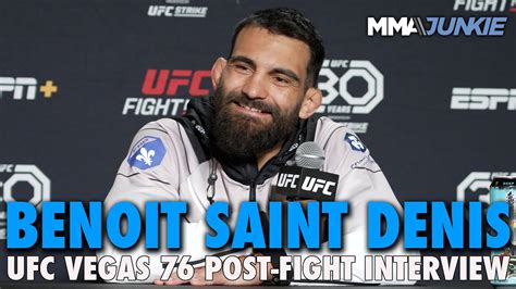 Benoit Saint Denis Explains Gameplan And Submission Of Ismael Bonfim