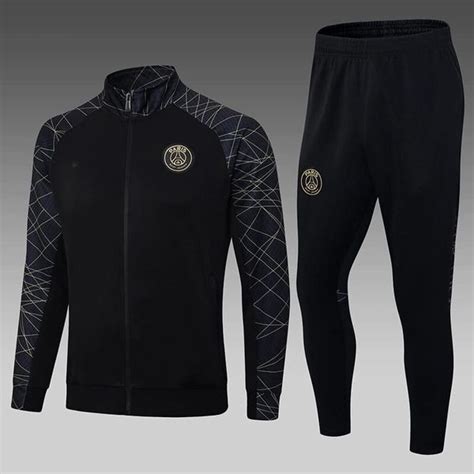 Conjunto Agasalho Psg Preto E Dourado Catalogo