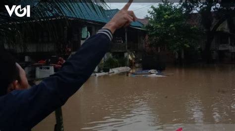 Banjir Rendam Ratusan Rumah Di Kecamatan Muara Enim Sumsel