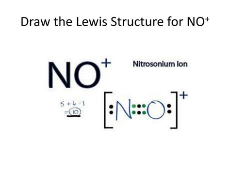 Draw The Lewis Structure For No