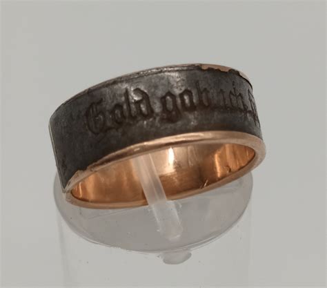 Kuk Patriotischer Ring Gold Gab Ich F R Eisen Militaria Antik