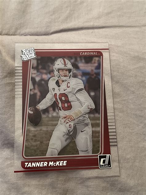 2023 Panini Chronicles Draft Picks Clearly Donruss Rated Rookie Tanner