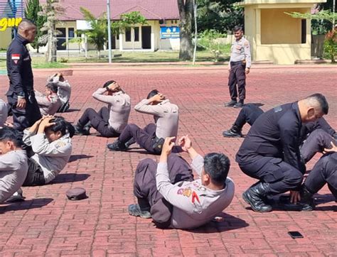 Polres Simalungun Dan Brimob Yon B Gelar Latihan Pengamanan Pemilu 2024