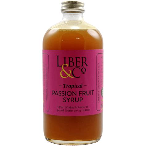 Liber And Co Passion Fruit Syrup Total Wine And More