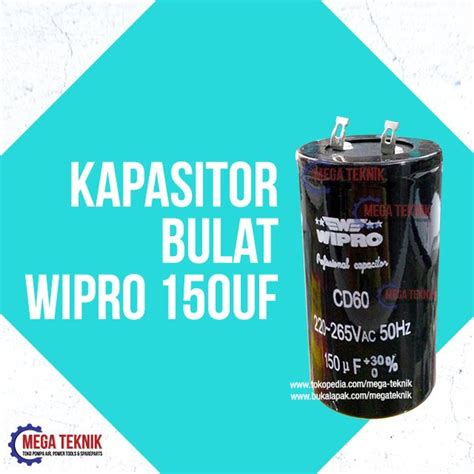 Jual Kapasitor Capasitor Bulat Electro Motor Listrik Dinamo Wipro