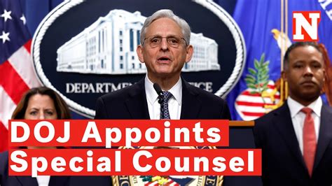 Merrick Garland Appoints Special Counsel For Trump Investigations Youtube