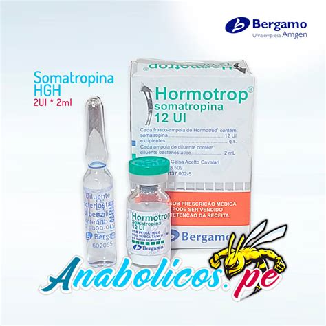 Hormotrop 12UI Somatropina HGH Bergamo Anabolicos Peru