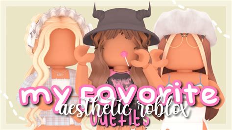 My Favorite Aesthetic Roblox Outfits I W Codes I Butterflii I Part