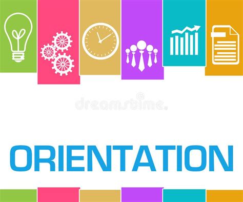 College Orientation Icons 