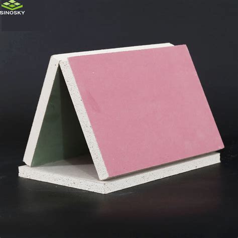 Standard Fire Proof Water Proof Moisture Proof Plasterboard 12mm