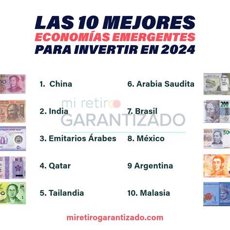 Los 10 Mercados Emergentes en los qué invertir en 2024