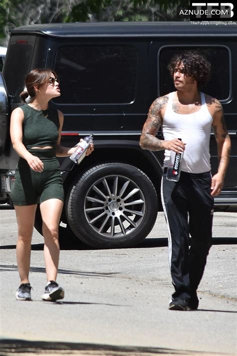 Lucy Hale Sexy Seen Flaunting Her Hot Body In Shorts During A Workout In La Aznude