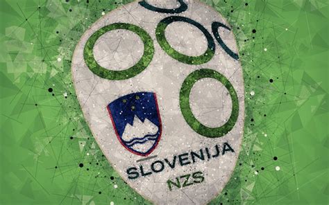 Download wallpapers Slovenia national football team, 4k, geometric art ...