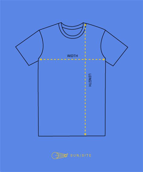 TSHIRT SIZE CHART - S U N / S I T E Graphic Design and T-shirts ...