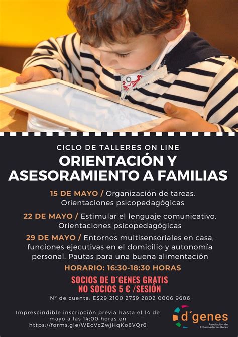 DGenes organiza un ciclo de talleres on line sobre Orientación Siete