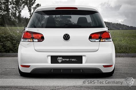 Srs Rear Diffuser Gt Clean Vw Golf Vi For Standard Mk Bumper Only