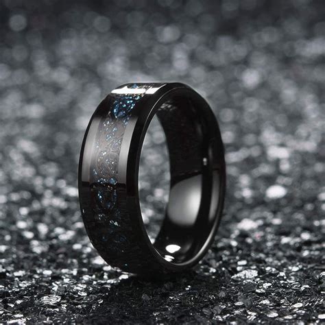 Dragon Ring - Black & Blue – Silk & Cotton