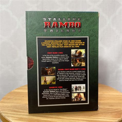 DVD SALE Sylvester Stallone RAMBO Trilogy DVD Box Set S