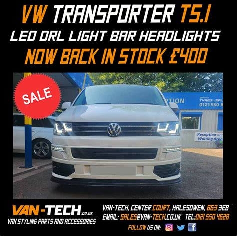 Now Back In Stock Vw Transporter T Led Drl Light Bar