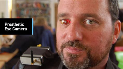 The Eyeborg This Man Has A Prosthetic Eye Camera Youtube