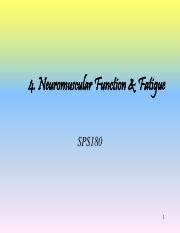 4 NEUROMUSCULAR FUNCTIONS 2019 Pdf 4 Neuromuscular Function