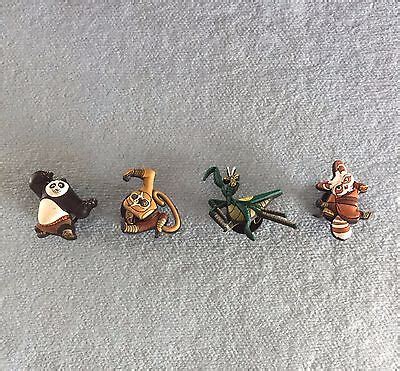 KUNG FU PANDA JIBBITZ KUNG FU PANDA SHOE CHARMS MANTIS SHIFU PO JIBBITZ