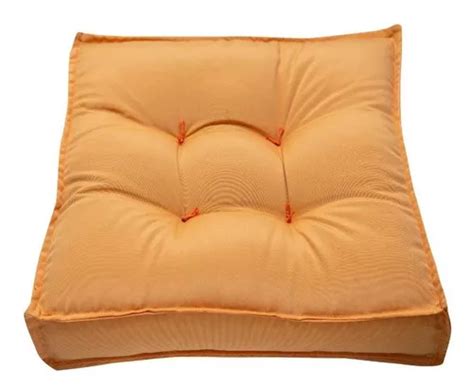 Almofada Futon X Turco Colorido Assento Shelter Cor Laranja