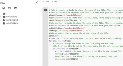 Python Program To Remove Duplicate Lines From Text File Btech Geeks