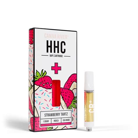 Canna River Hhc Vape Cartridge Strawberry Tartz 1g Dr Ganja