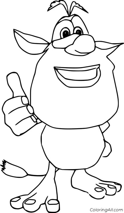 Booba Cartoon Drawing Booba Thumbs Up Coloring Page Sexiezpicz Web Porn