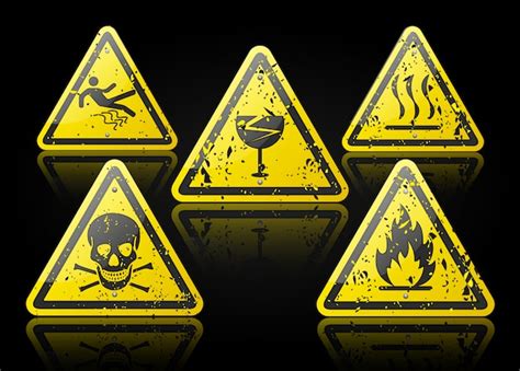 Premium Vector Danger Sign Design