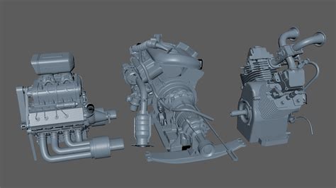 ArtStation - engine model | Resources