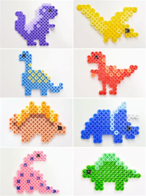 Perler Bead Dinosaur Gift Ideas Cute Perler Bead Items, 57% OFF