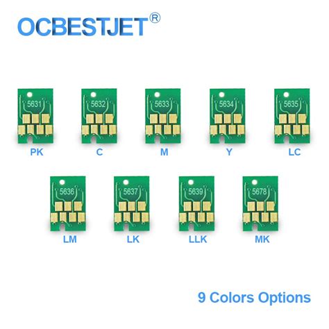 T T T Chip De Cartucho Permanente Chip Arco Chip Para Epson