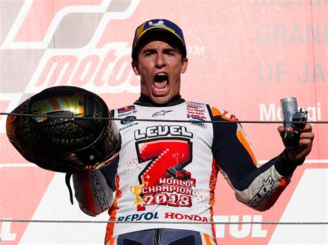 Japanese MotoGP Marc Marquez Wins To Seal Fifth World Title The