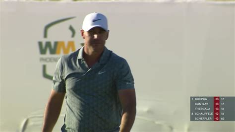 Brooks Koepka drives the green to set up birdie at WM Phoenix Open