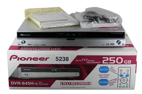 Pioneer DVR 645H S DVD Harddisk Recorder 160GB BOXED VCRShop