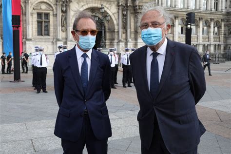 Photo Bertrand Delano Et Pierre Aidenbaum C R Monie De