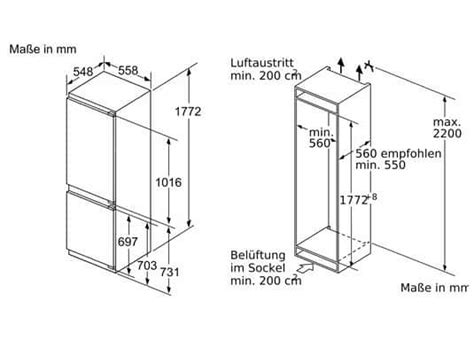 Bosch Kin Add Einbau K Hl Gefrierkombination