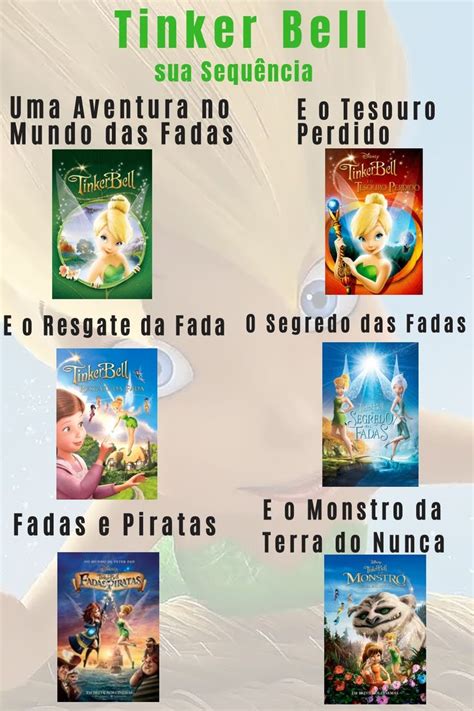 Ordem Para Maratonar Filme Da Tinker Bell Lista De Filmes Da