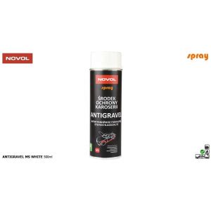 NOVOL SPRAY ANTIGRAVEL MS WHITE 500ml Środek Ochrony Karoserii Biały