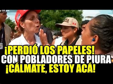 MINISTRA PIERDE LOS PAPELES Y LE GRIT4 A MUJER PIURANA TRAS RECLAMARLE