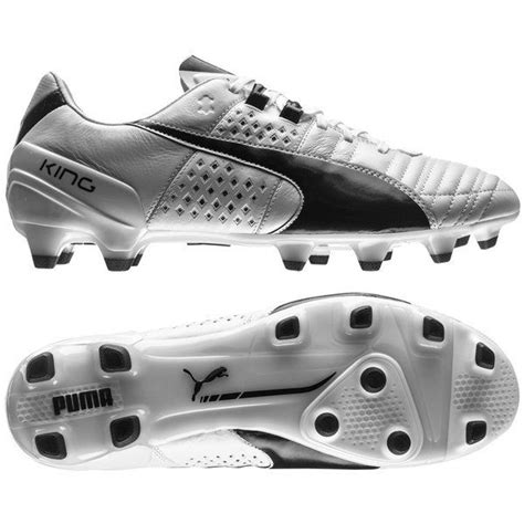 Puma King II FG Hvid/Sort | www.unisport.dk