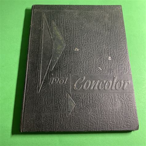 Vintage Yearbook 1961 Concolor Sandy Springs High School Georgia