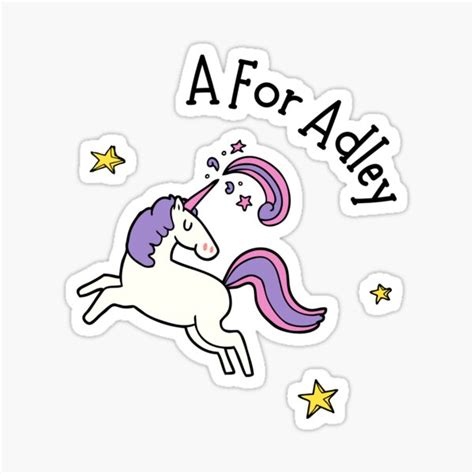 "A For Adley Kids Tshirt - A For Adley Funny Games Toys Sticker ...