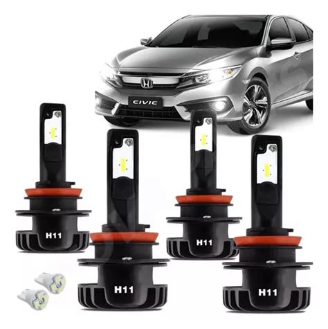 Lampada Super Led Plus Cinoy Honda New Civic 2012 2013 2014 2015 2016