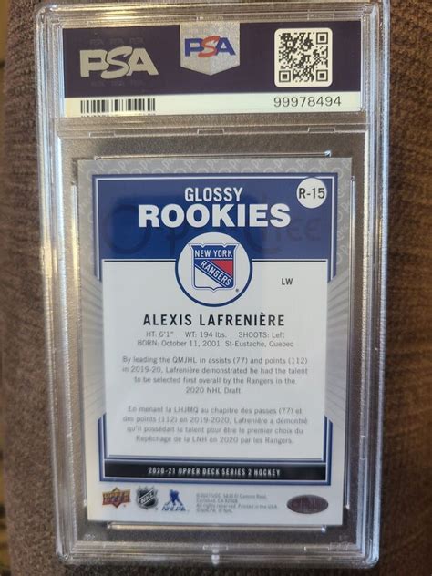 Upper Deck O Pee Chee Glossy Rookies R Alexis Lafreniere