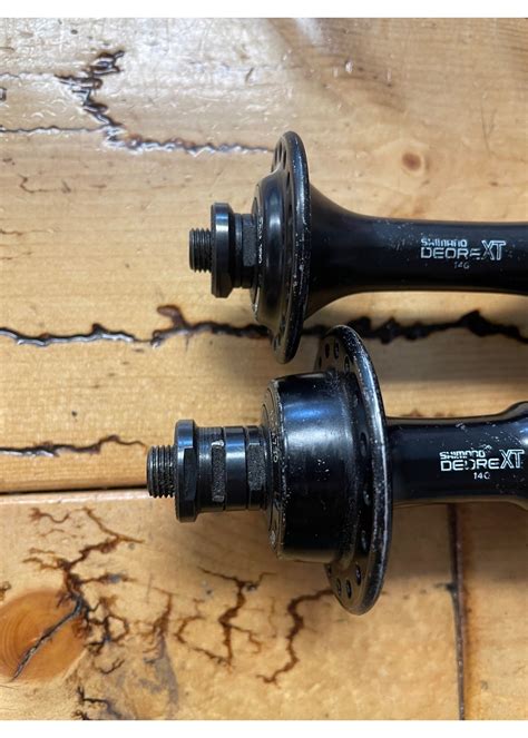 Shimano Deore XT M730 Black Hub Set Gringineer Cycles