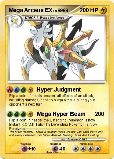 Pokemon Mega Arceus Ex