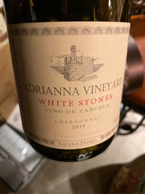 2019 Bodega Catena Zapata Chardonnay White Stones Adrianna Vineyard